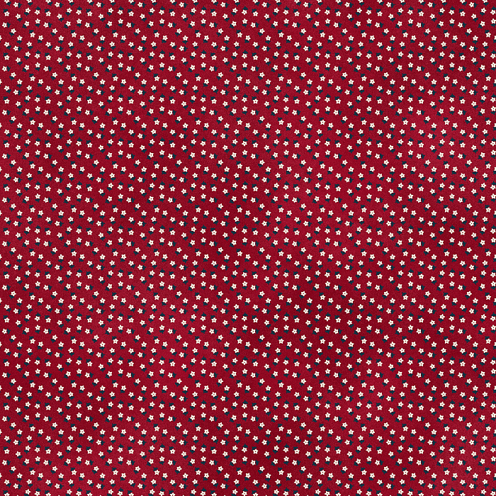 Ткань хлопок пэчворк бордовый, мелкий цветочек, Henry Glass (арт. 216011)