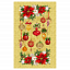 Ткань хлопок пэчворк бежевый, цветы новый год, Henry Glass (арт. 9523P-33)