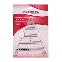 Линейка для пэчворка Aurora AU-45 Треугольник 45°