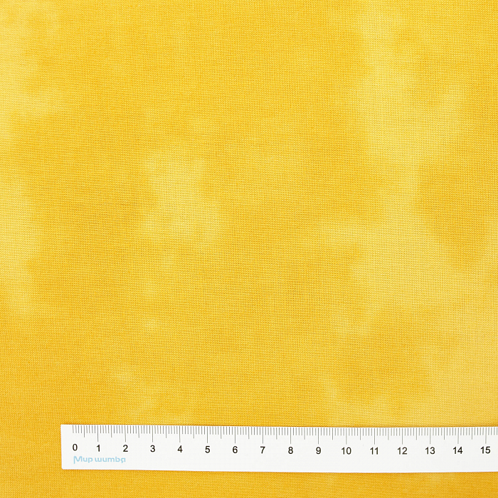 Ткань хлопок пэчворк желтый, однотонная, Stof (арт. 4516-210)