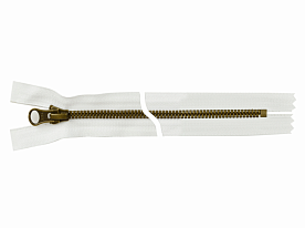 Молния Metalux YKK №5 однозамковая античное золото 20 см