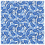 Ткань хлопок пэчворк синий, пейсли, Blank Quilting (арт. 1730-75)