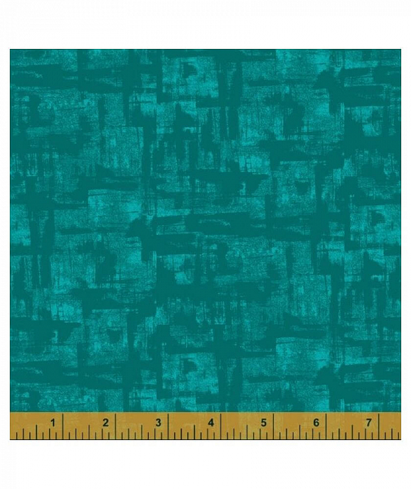 Ткань хлопок пэчворк бирюзовый, фактура, Windham Fabrics (арт. 52782-15)