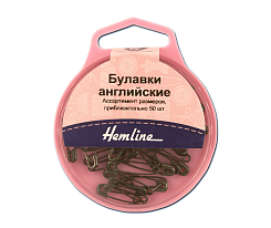 Булавки английские Hemline арт. 414.99/G002 ассорти 19 + 23 мм