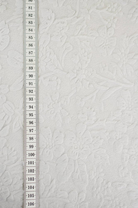 Ткань плюш домашний текстиль серый, цветы, ALFA C (арт. 245589-5)