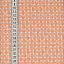 Ткань хлопок пэчворк коралловый, полоски клетка, ALFA (арт. 232123)
