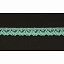 Кружево вязаное хлопковое Alfa AF-365-075 14 мм мятный