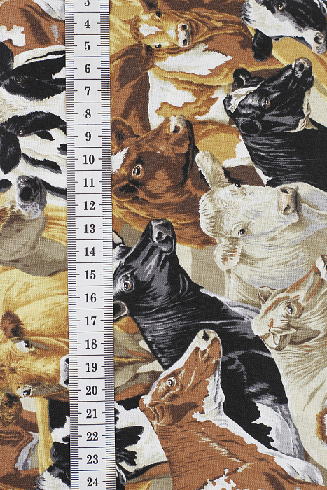 Ткань хлопок пэчворк , ферма животные, ALFA (арт. 232386)