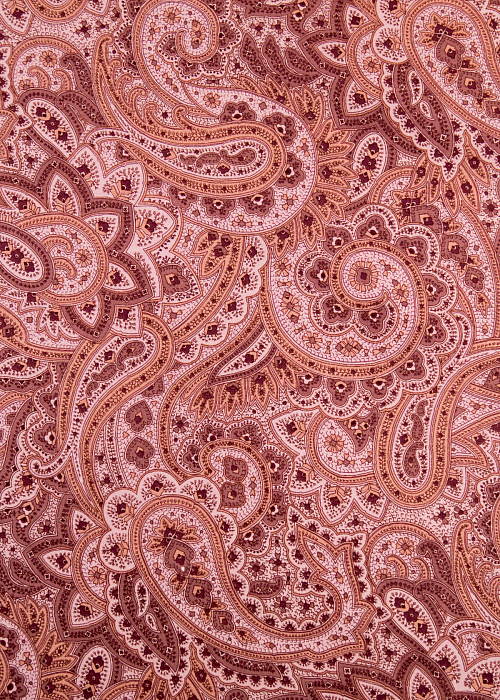 Ткань хлопок пэчворк розовый малиновый, пейсли, Timeless Treasures (арт. 118676)