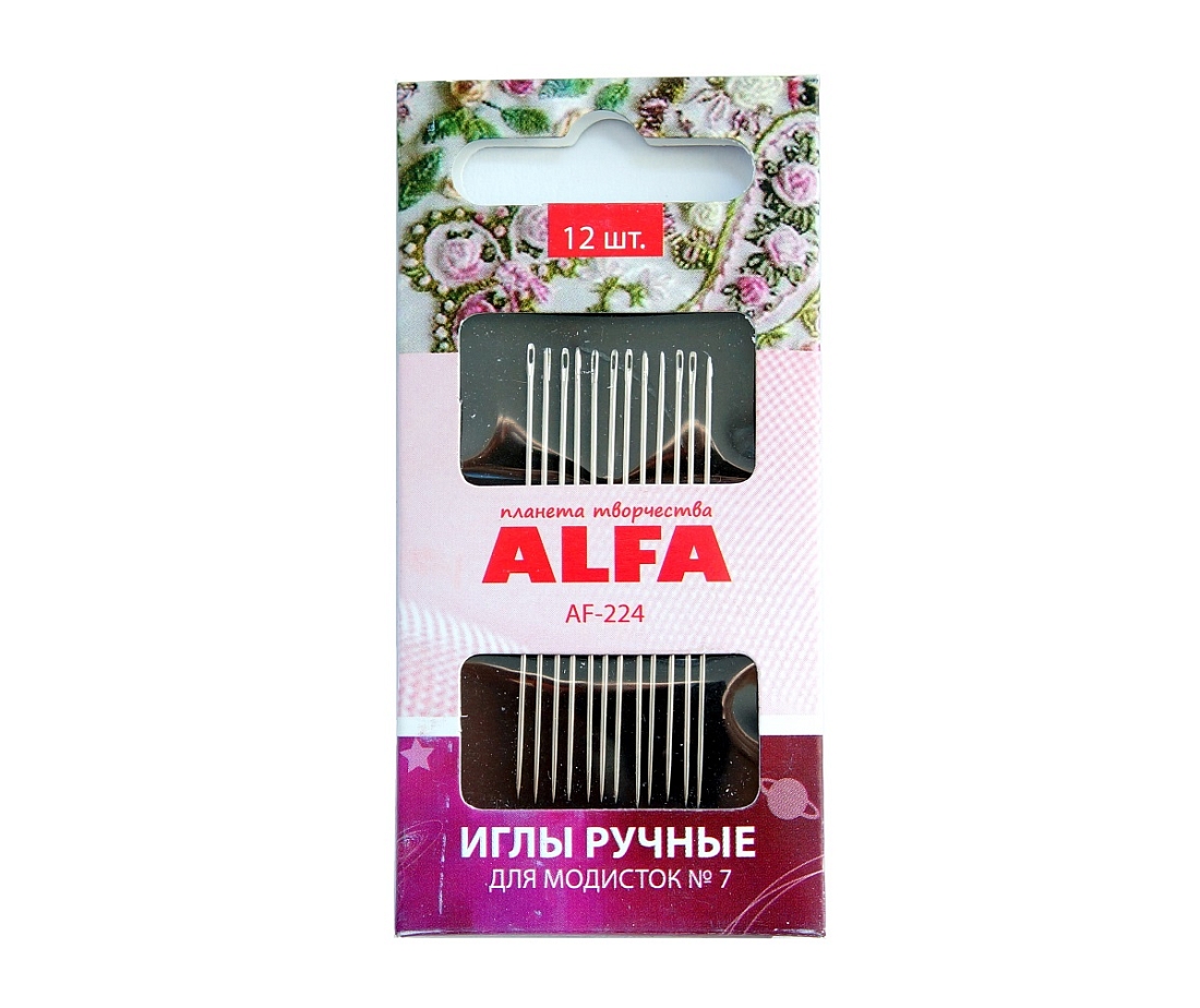 Ручные иглы для модисток Alfa AF-223 10 шт.