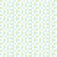 Ткань хлопок пэчворк зеленый голубой, мелкий цветочек детская тематика, Benartex (арт. 253289)
