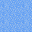 Ткань хлопок пэчворк голубой, цветы, Stof (арт. 4512-923)