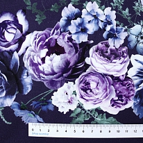 Ткань 100% хлопок [FLEUR-CD8877-PURPLE]