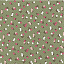 Ткань хлопок пэчворк зеленый болотный, мелкий цветочек цветы, Moda (арт. 5123-15)