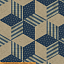 Ткань хлопок пэчворк синий бежевый, необычные, Windham Fabrics (арт. 123384)