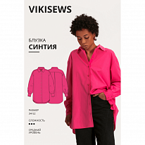 Выкройка женская блузка «СИНТИЯ» Vikisews