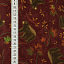 Ткань хлопок пэчворк терракотовый, животные природа, ALFA (арт. 243115)