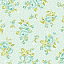 Ткань хлопок пэчворк зеленый бирюзовый, цветы, Benartex (арт. 133455)