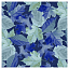 Ткань хлопок пэчворк синий, природа осень, Blank Quilting (арт. 1795-75)
