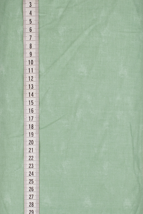 Ткань хлопок пэчворк зеленый, однотонная, ALFA (арт. 232264)
