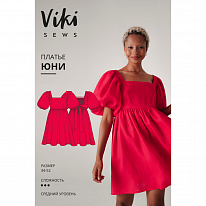 Выкройка женская платье «ЮНИ» Vikisews