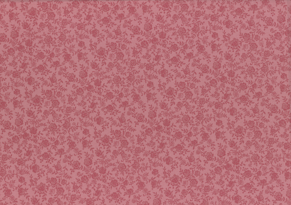 Ткань хлопок пэчворк розовый, мелкий цветочек, Lecien (арт. 206707)