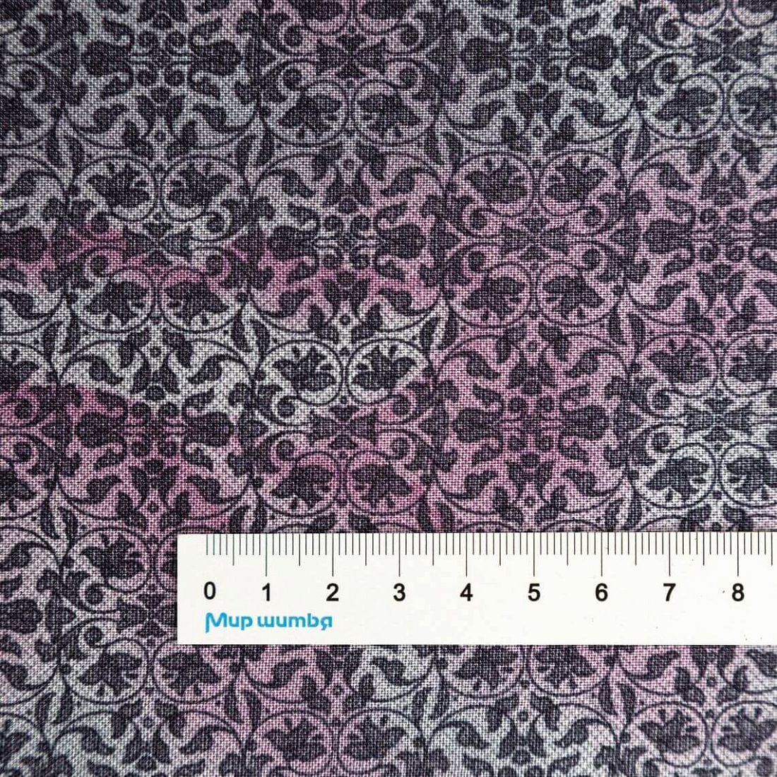 Ткань хлопок для пэчворка для одежды фиолетовый, цветы, FreeSpirit (арт. CX6363-Girl)