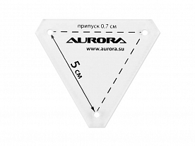 Линейка для пэчворка Aurora AU-6184 Треугольник 5 см