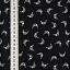 Ткань хлопок пэчворк белый черный, надписи мультфильмы и комиксы, ALFA (арт. 232413)