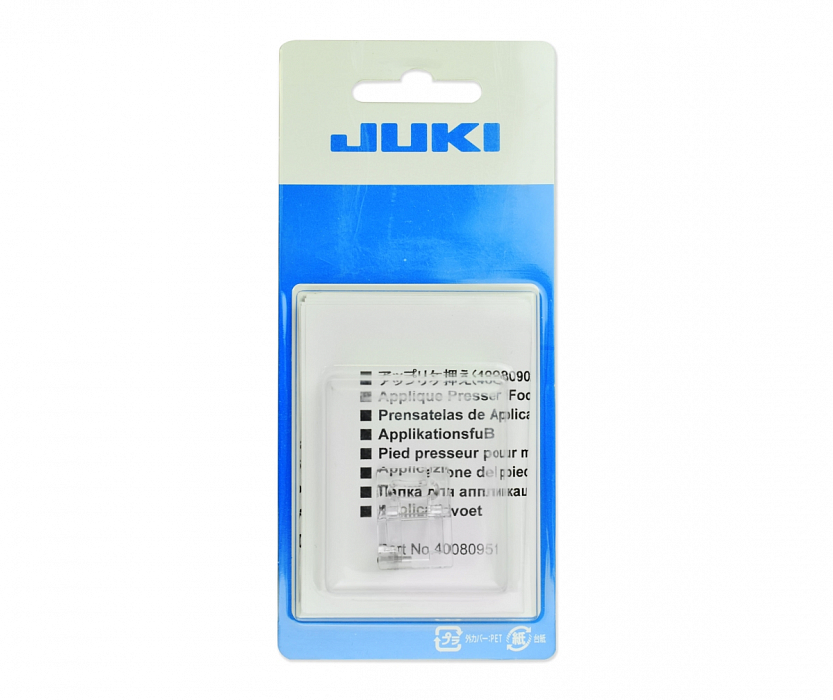 Лапка для шв. машин Juki F300, 400, 600 для аппликаций прозрачн.