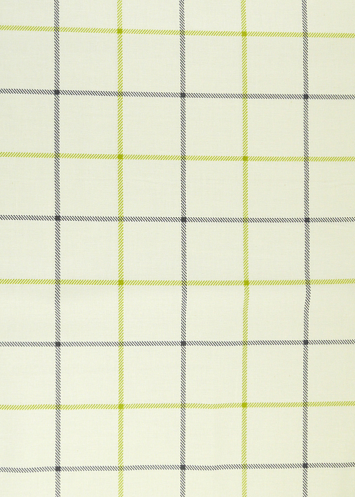Ткань хлопок пэчворк желтый синий белый, клетка, ALFA (арт. AL-797)