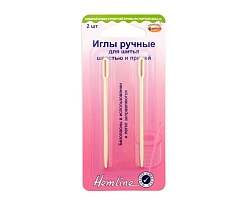 Ручные иглы для шерсти и пряжи Hemline арт. 211 2 шт.