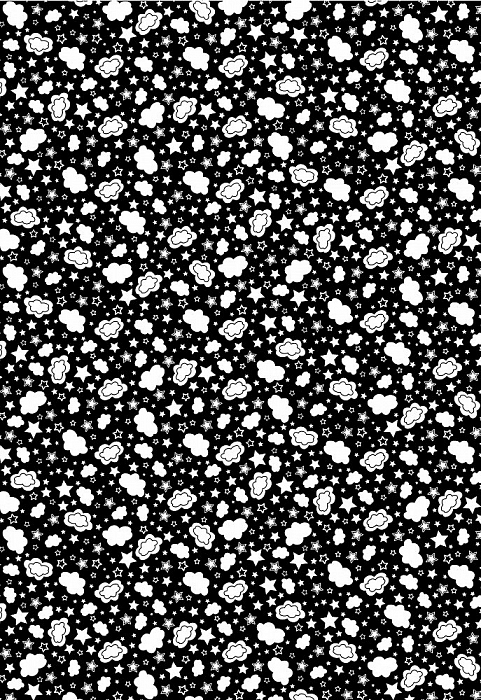 Ткань хлопок пэчворк черный, звезды, Benartex (арт. 8918GL-12)