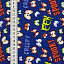 Ткань хлопок пэчворк разноцветные, надписи детская тематика мультфильмы и комиксы, ALFA (арт. 231923)
