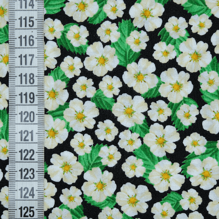 Ткань хлопок пэчворк разноцветные, цветы, Benartex (арт. 9770-12)
