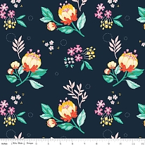 Ткань 100% хлопок [C7480-NAVY]