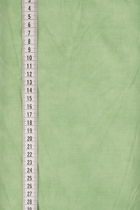 Ткань хлопок пэчворк зеленый, однотонная, ALFA (арт. 232263)