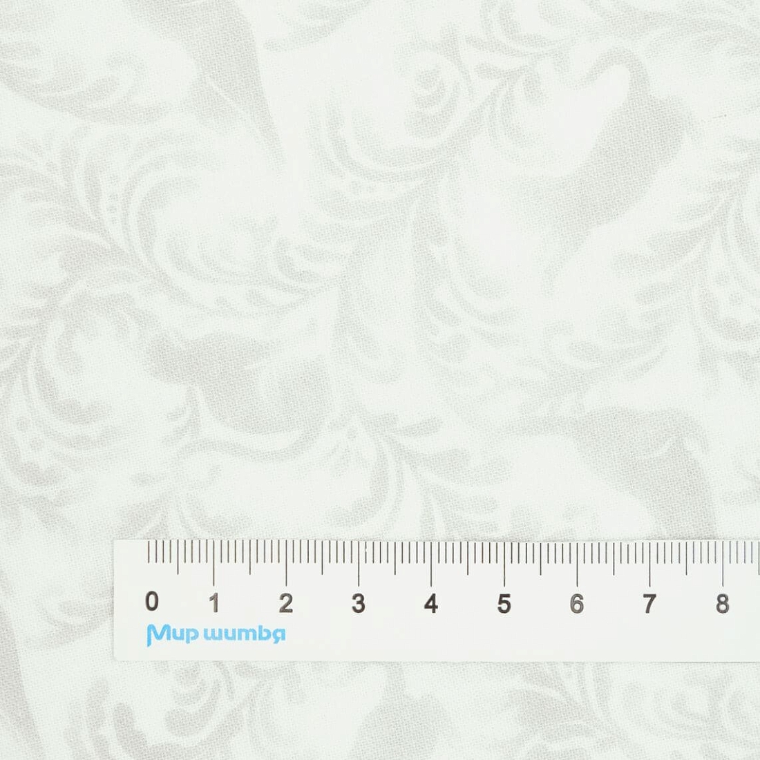 Ткань хлопок для пэчворка белый, цветы, Blank Quilting (арт. 5416-11)