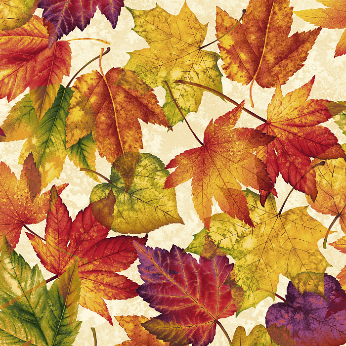 Ткань хлопок пэчворк разноцветные, осень, Henry Glass (арт. 249453)