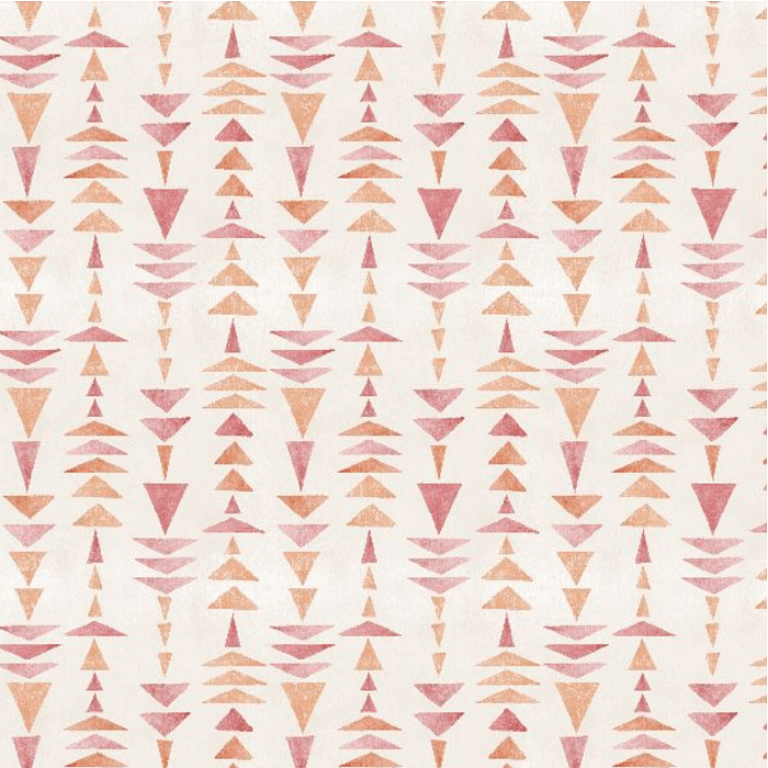 Ткань хлопок пэчворк розовый, геометрия, Wilmington Prints (арт. 3049-15706-183)