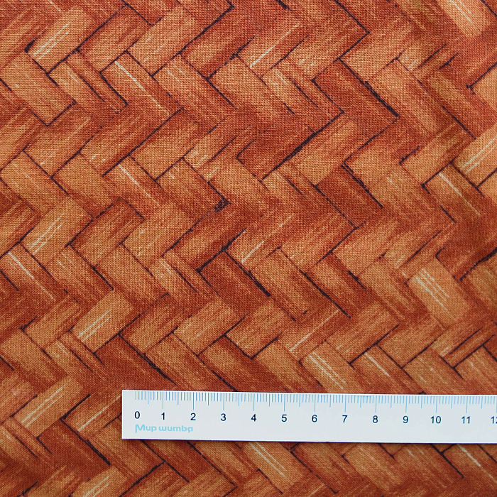 Ткань хлопок пэчворк коричневый, фактура, Wilmington Prints (арт. 1419-79281-222)