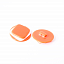 Пуговица пальтовая / костюмная пластик на ножке оранжевый 23 мм