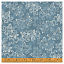 Ткань хлопок пэчворк голубой, цветы, Windham Fabrics (арт. 52567-3)