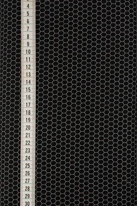 Ткань хлопок пэчворк черный, геометрия, ALFA (арт. 229693)