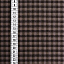 Ткань хлопок пэчворк коричневый бордовый, клетка, Daiwabo (арт. 243917)