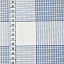 Ткань хлопок пэчворк голубой, клетка, ALFA (арт. AL-10710)