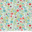 Ткань хлопок пэчворк зеленый, мелкий цветочек цветы, Riley Blake (арт. C8083-MINT)