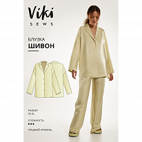 Выкройка женская блузка «ШИВОН» Vikisews