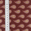 Ткань хлопок пэчворк бордовый, пейсли, ALFA (арт. 225584)