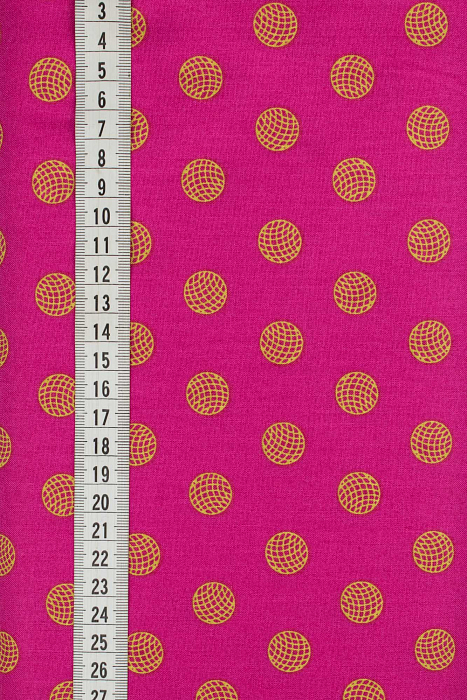 Ткань хлопок пэчворк малиновый, геометрия, ALFA (арт. 232285)